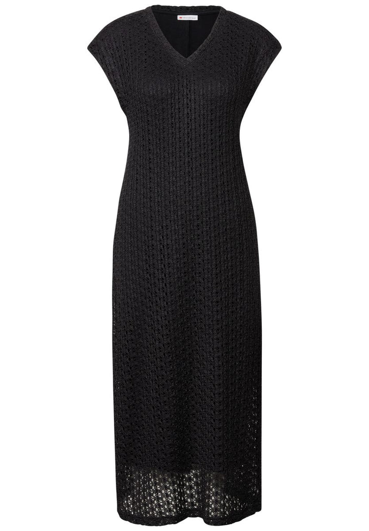 Spitzenkleid mit V-Neck