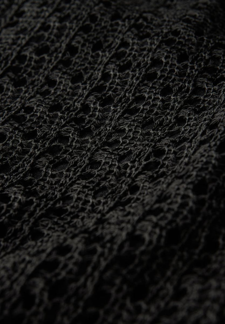 Spitzenkleid mit V-Neck