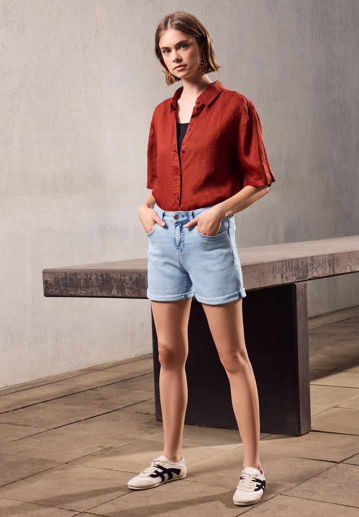 Jeansshorts im Casual Fit