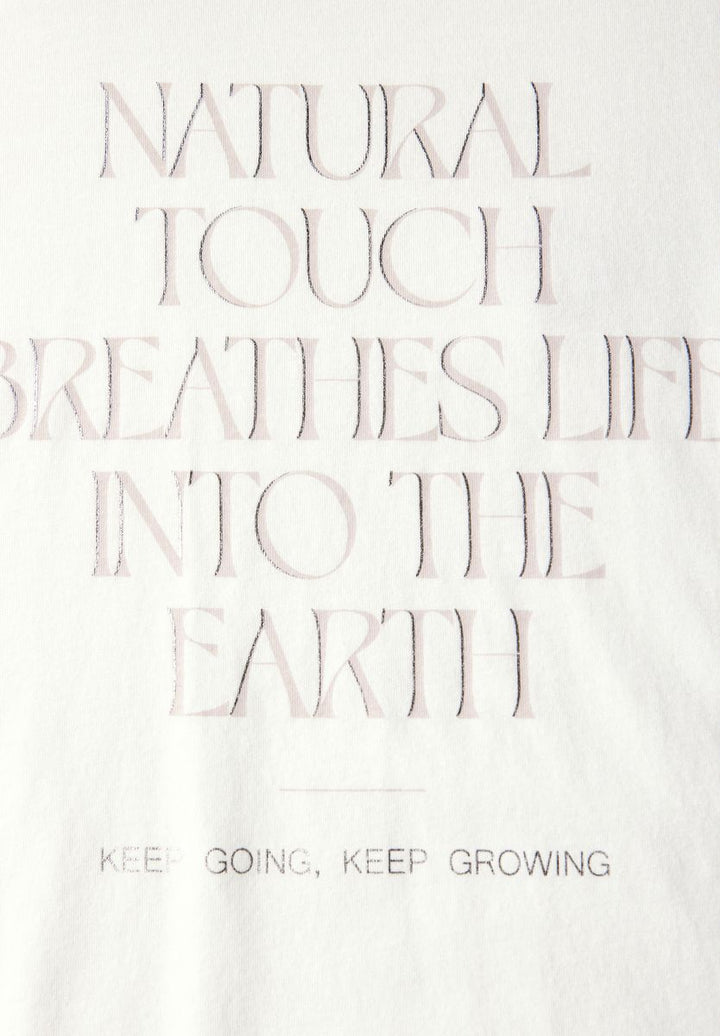 Shirt mit Wording Artwork