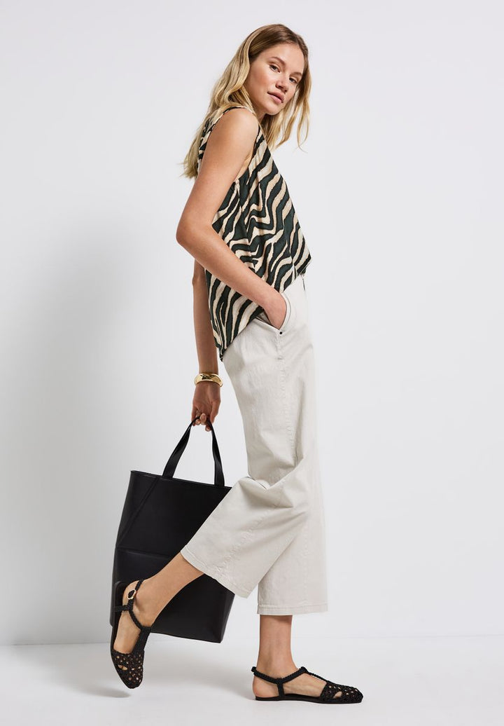Gemustertes Basic Top