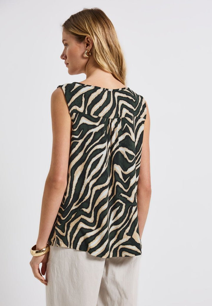 Gemustertes Basic Top