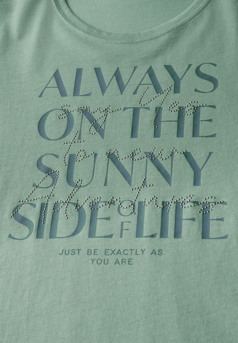 Shirt mit Wording Artwork