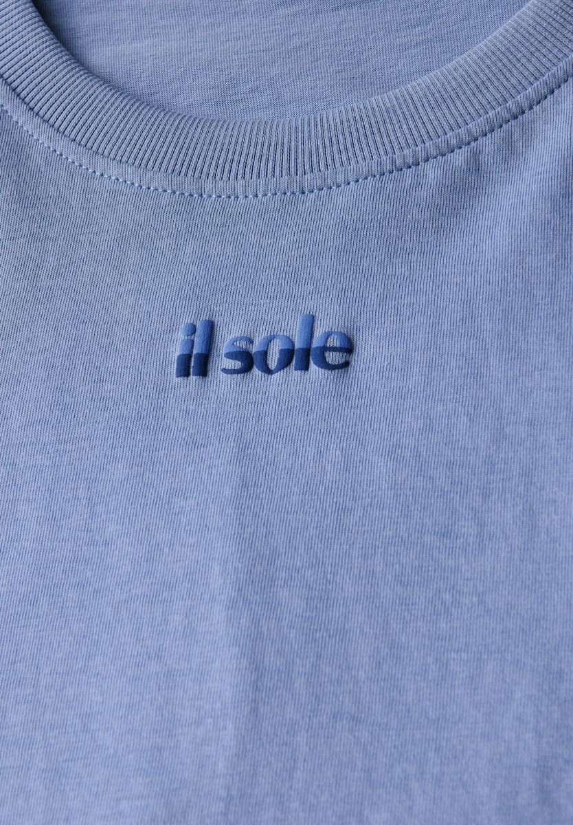 T-Shirt mit Wording-Detail