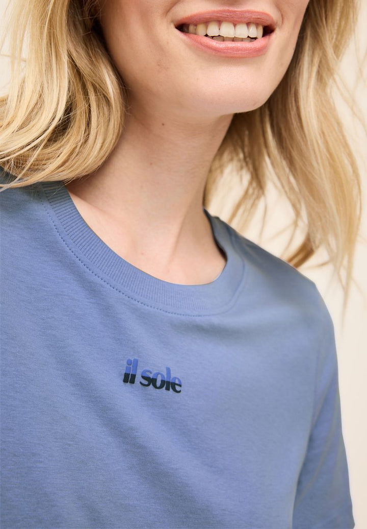 T-Shirt mit Wording-Detail