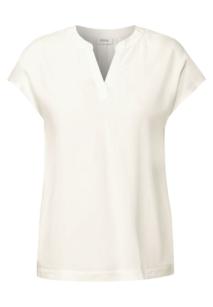 Blusenshirt in Unifarbe