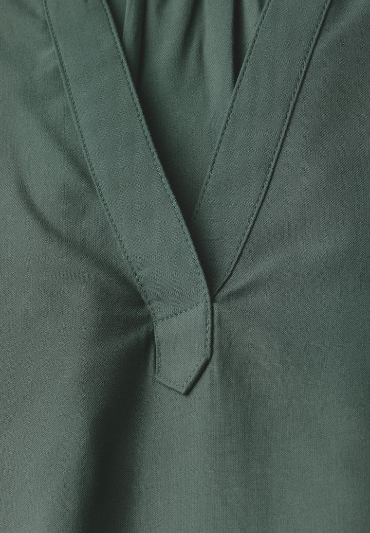 Blusenshirt in Unifarbe