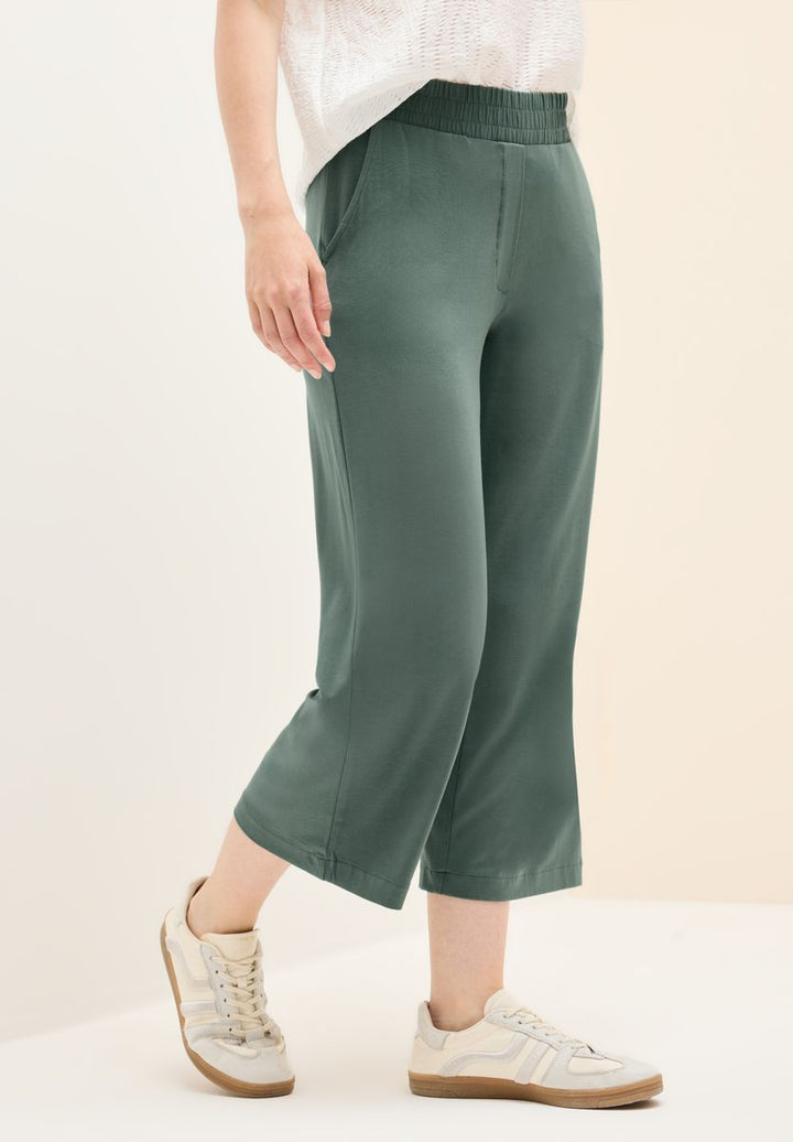 Wide Leg Jersey-Hose