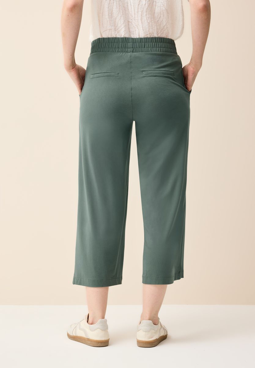 Wide Leg Jersey-Hose