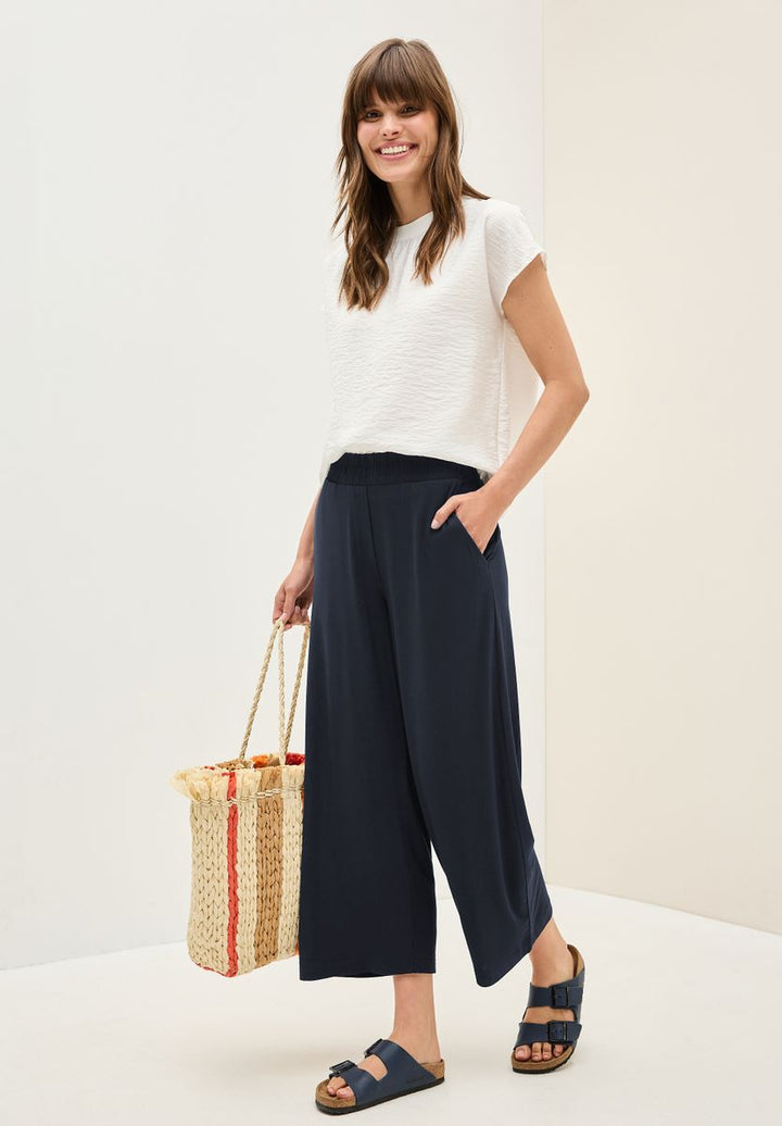 Wide Leg Jersey-Hose