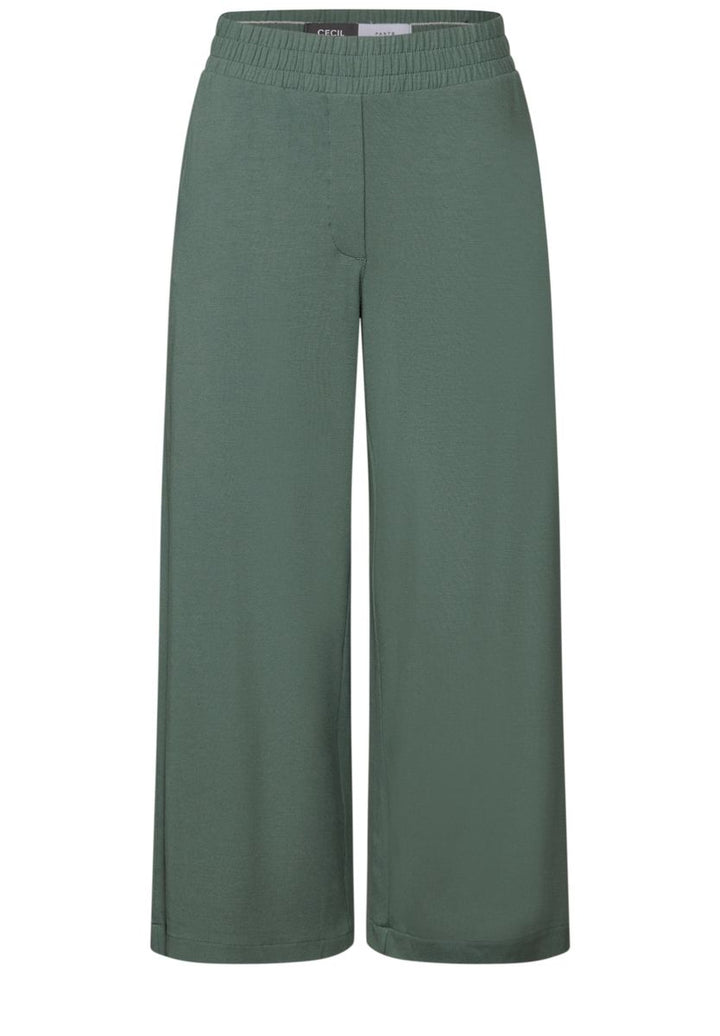 Wide Leg Jersey-Hose
