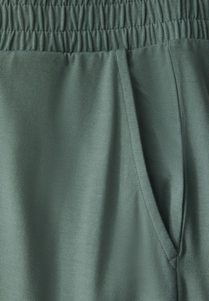 Wide Leg Jersey-Hose