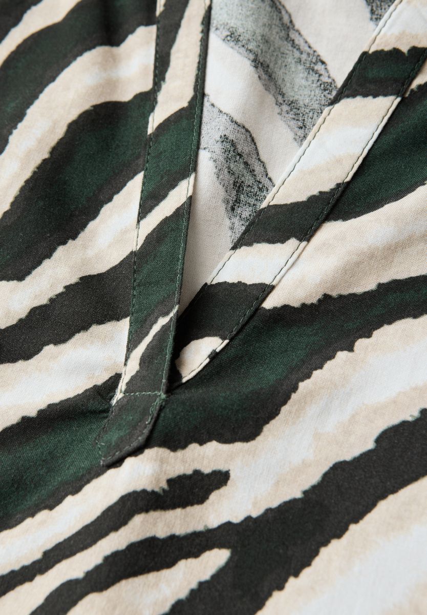 Bluse mit Zebra-Muster