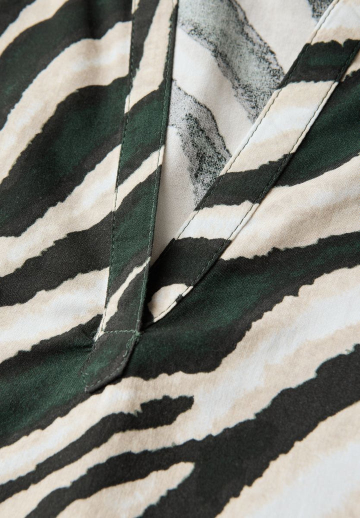 Bluse mit Zebra-Muster