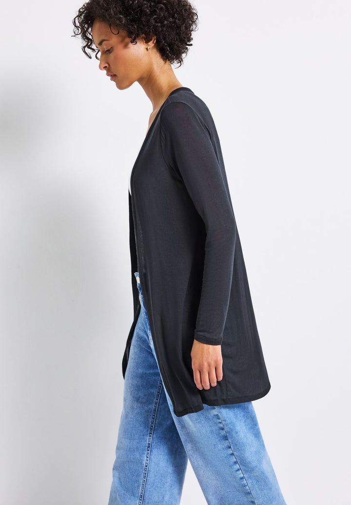 Lange offene Jacke