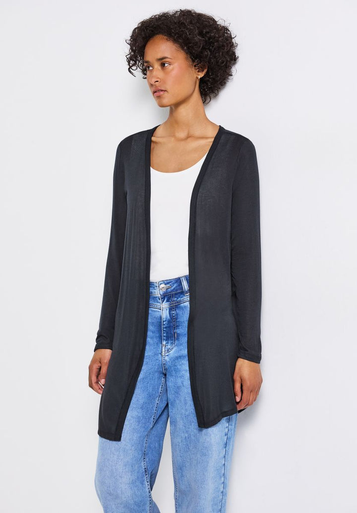 Lange offene Jacke