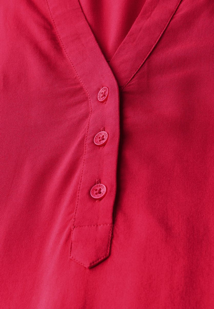 Blusenshirt in Unifarbe