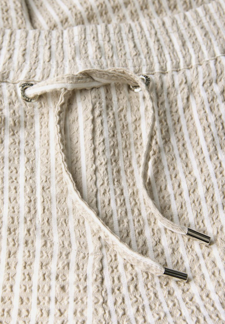 Gestreifte Seersucker Hose