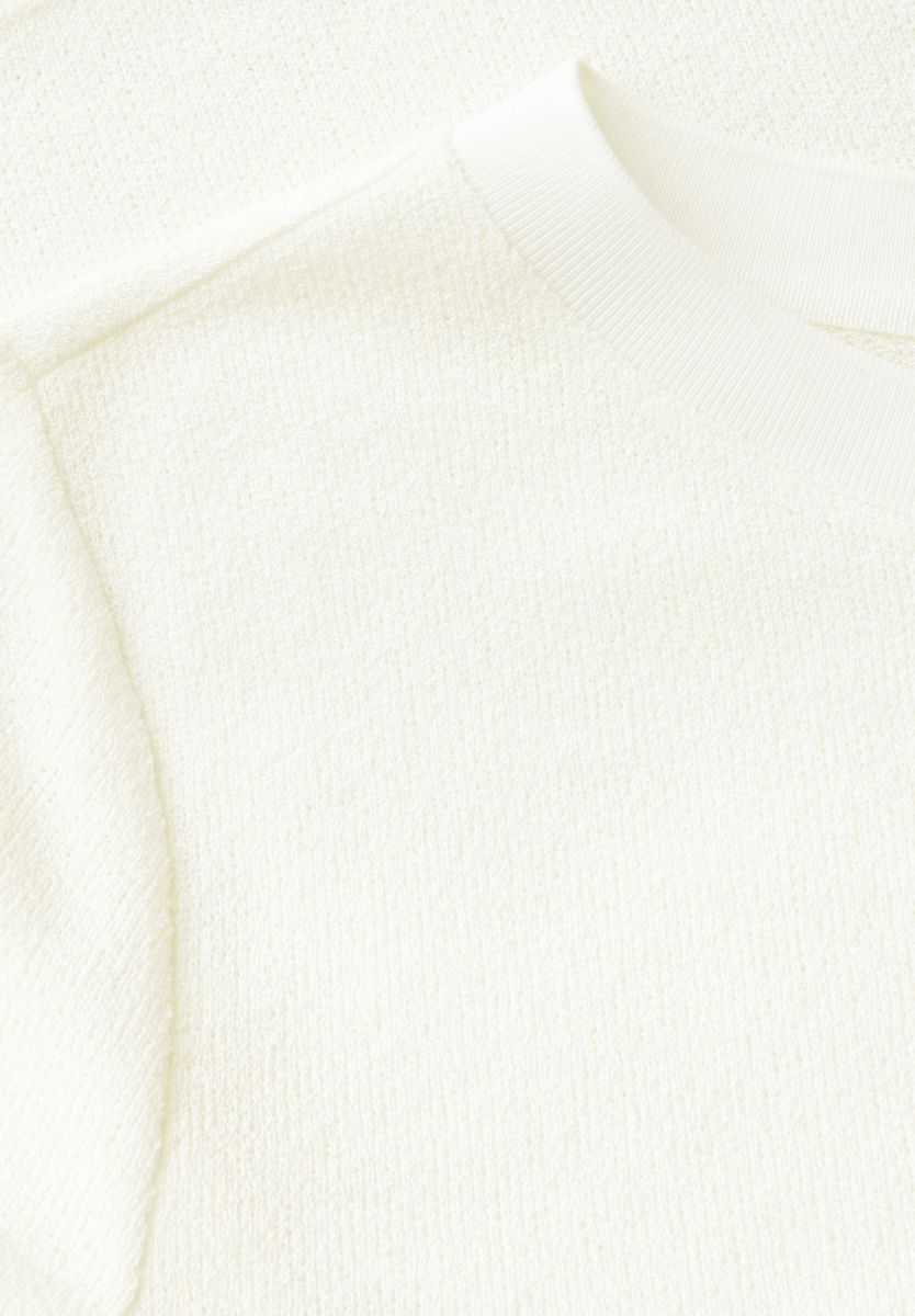 Strick-Look T-Shirt