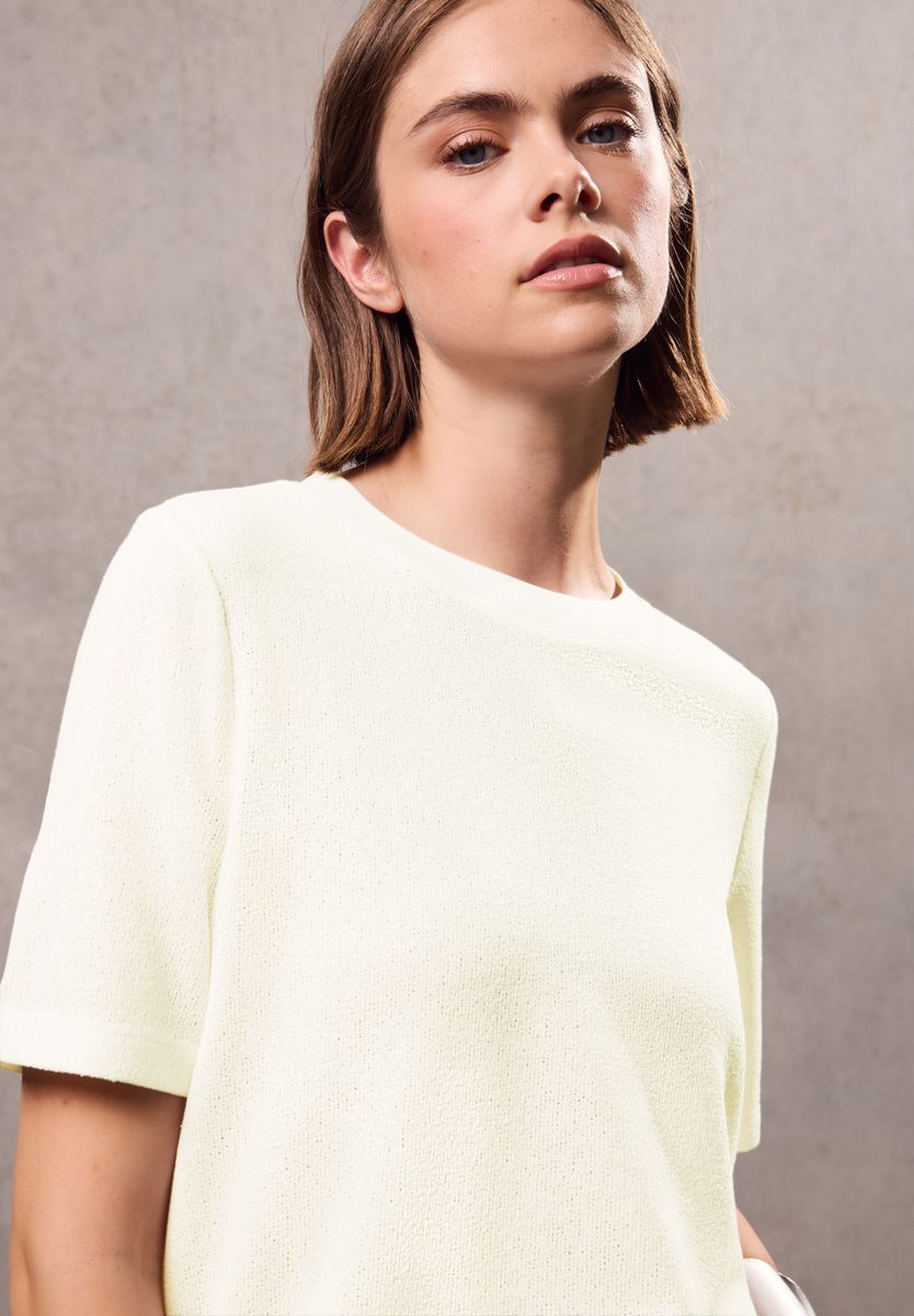 Strick-Look T-Shirt
