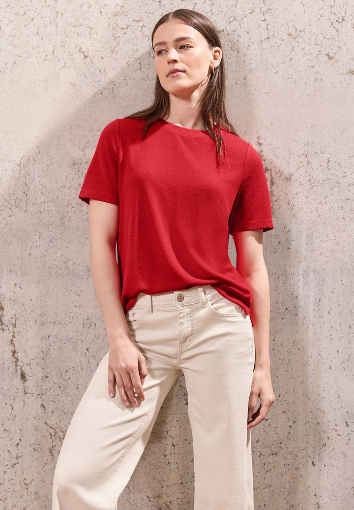 Strick-Look T-Shirt