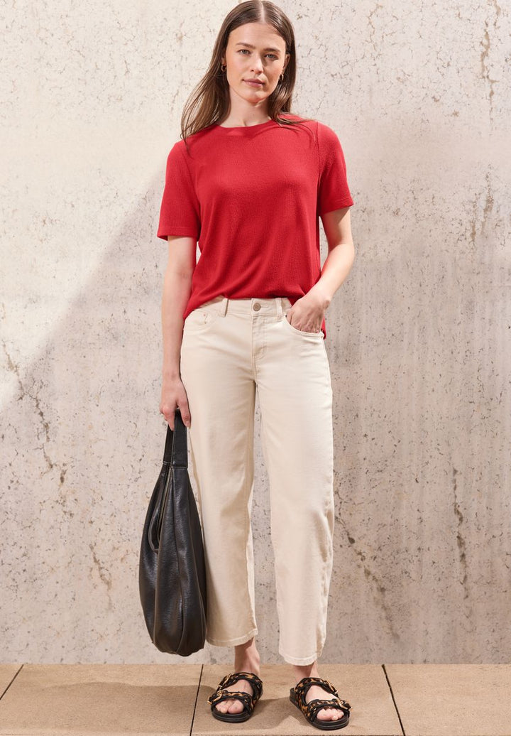 Strick-Look T-Shirt