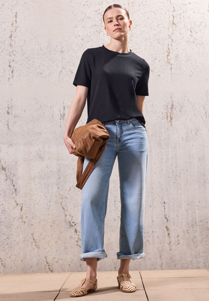 Strick-Look T-Shirt