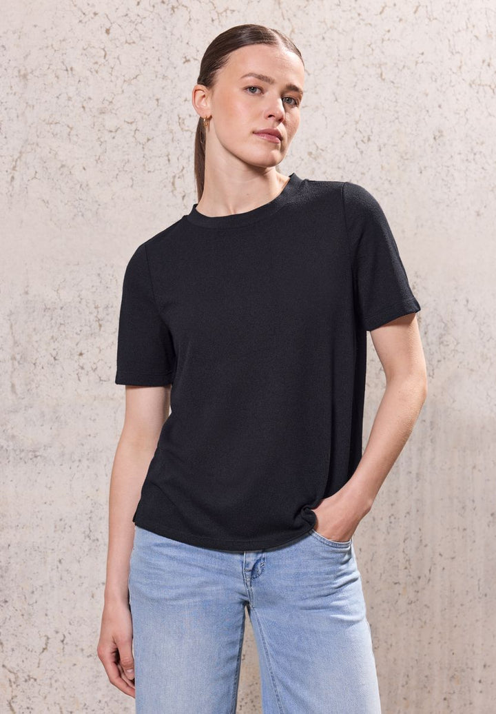 Strick-Look T-Shirt