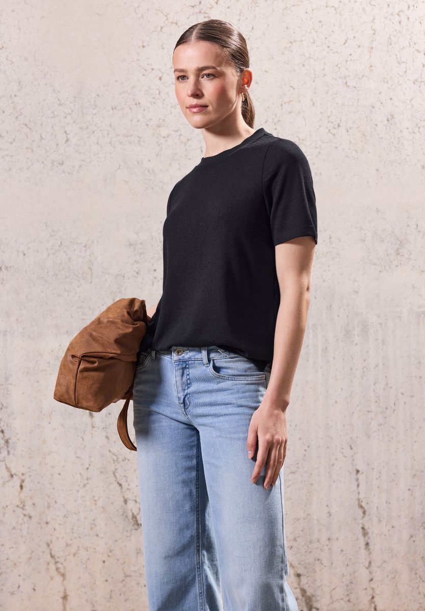 Strick-Look T-Shirt