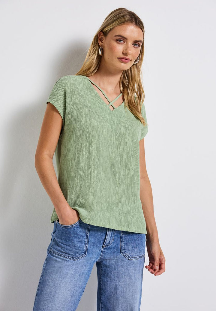 Shirt mit Bändern
