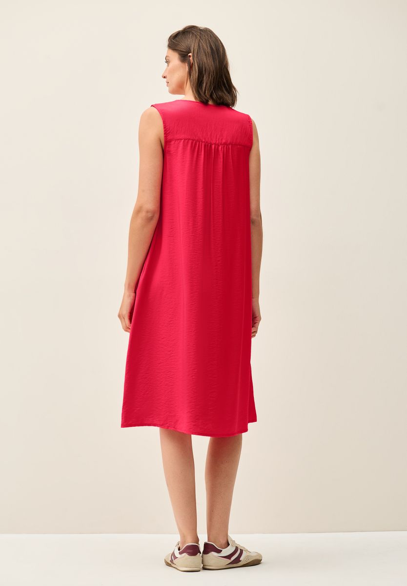 Kleid in Unifarbe