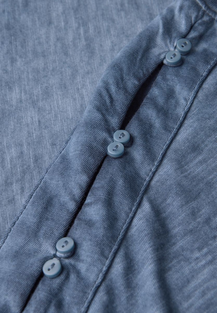 T-Shirt mit Knopfdetail
