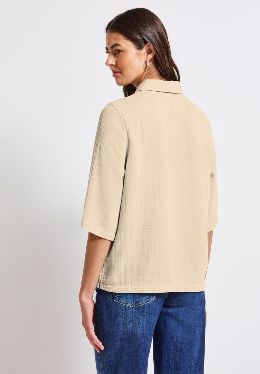 Musselin Hemdbluse