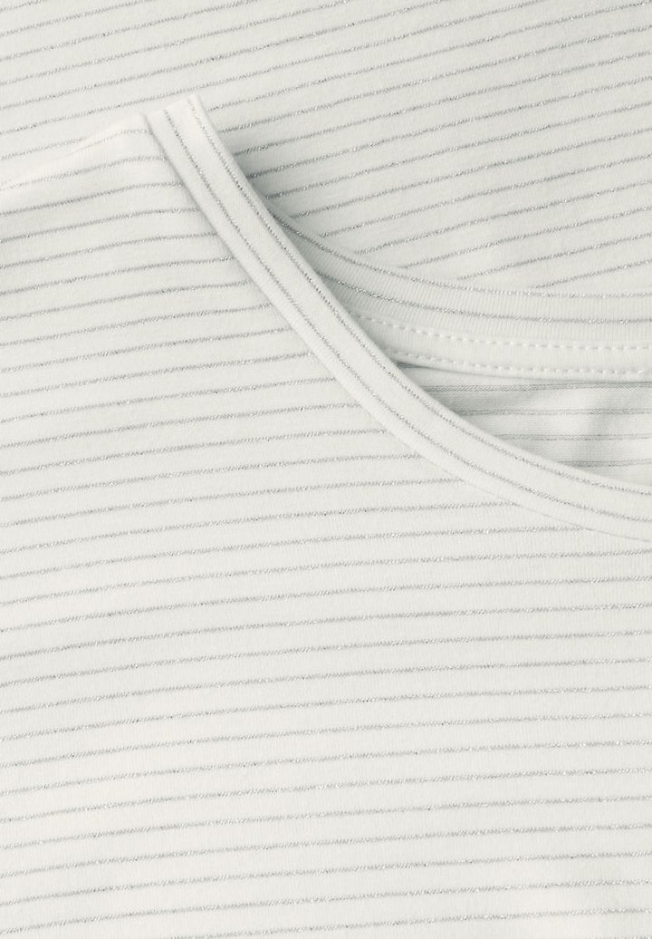 Shirt mit Glitzerstreifen