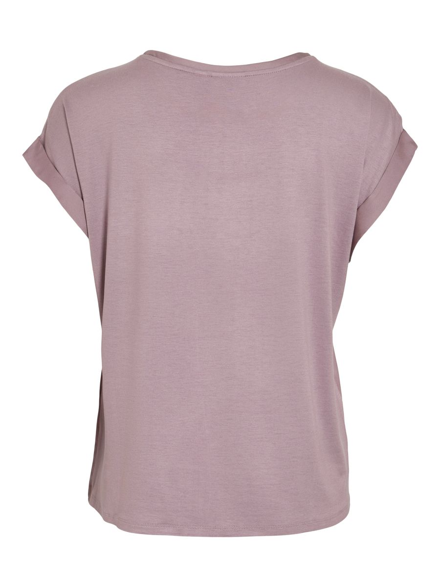 VIELLETTE S/S SATIN TOP - NOOS