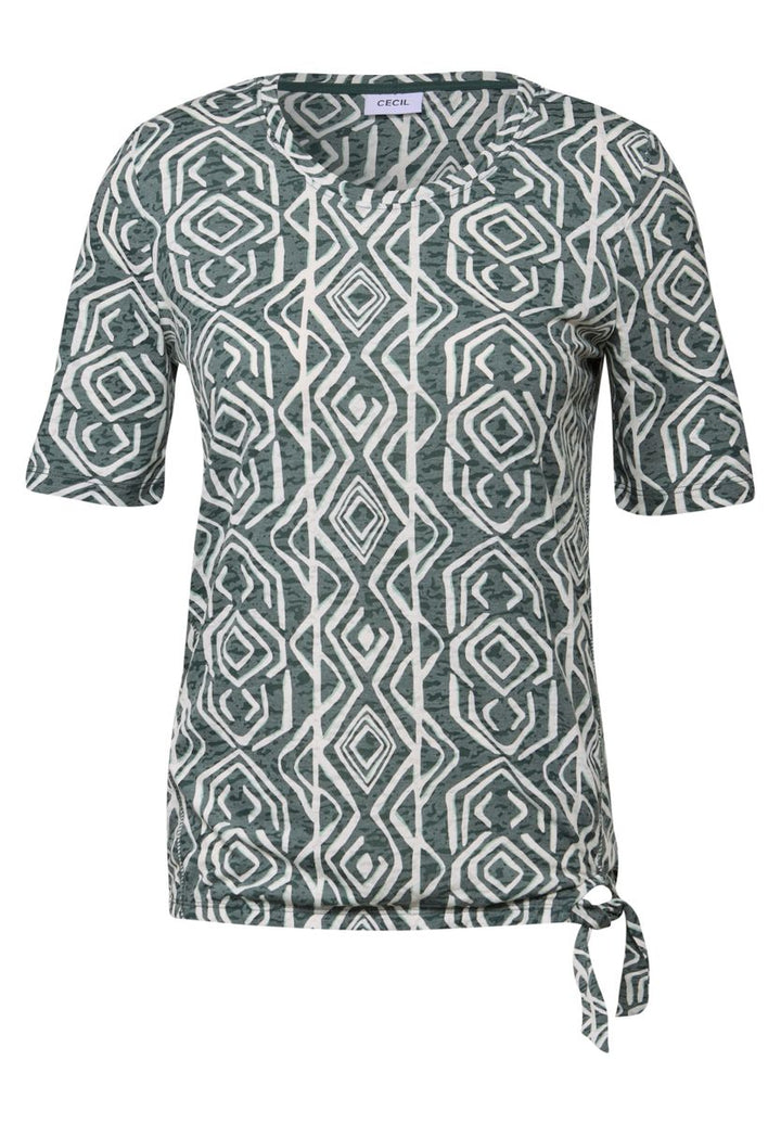 T-Shirt in Ausbrenner-Optik