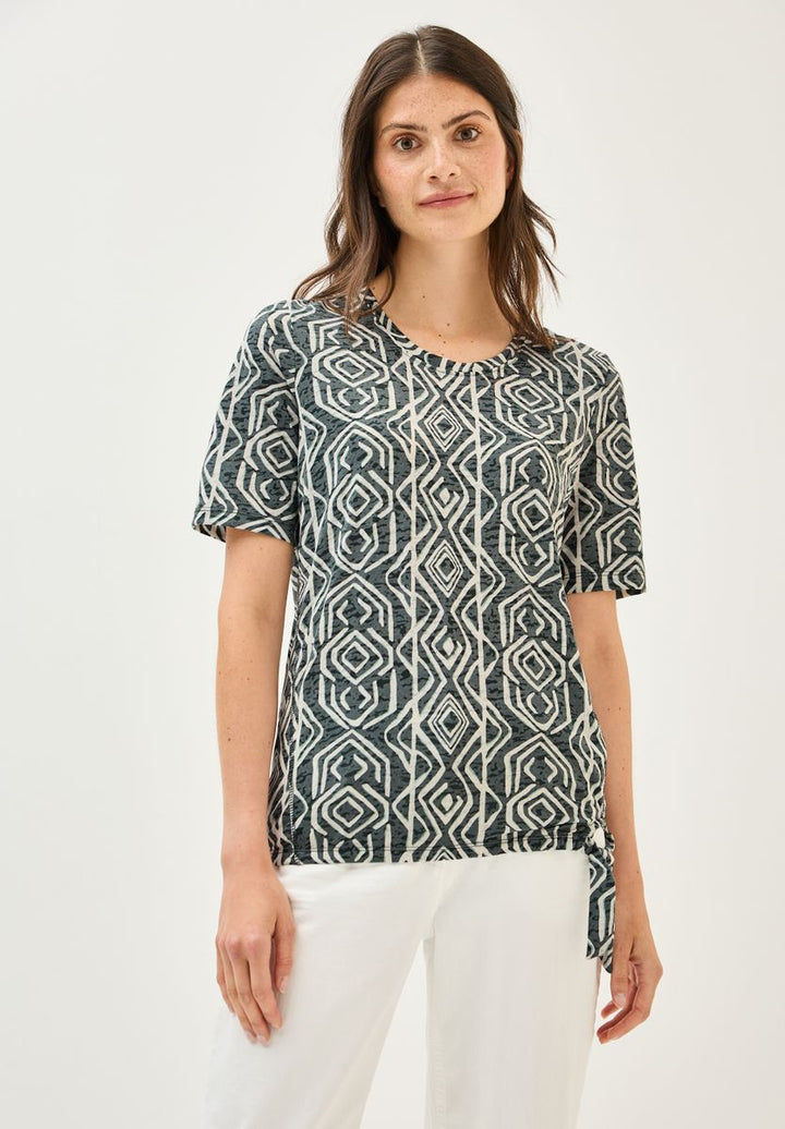 T-Shirt in Ausbrenner-Optik