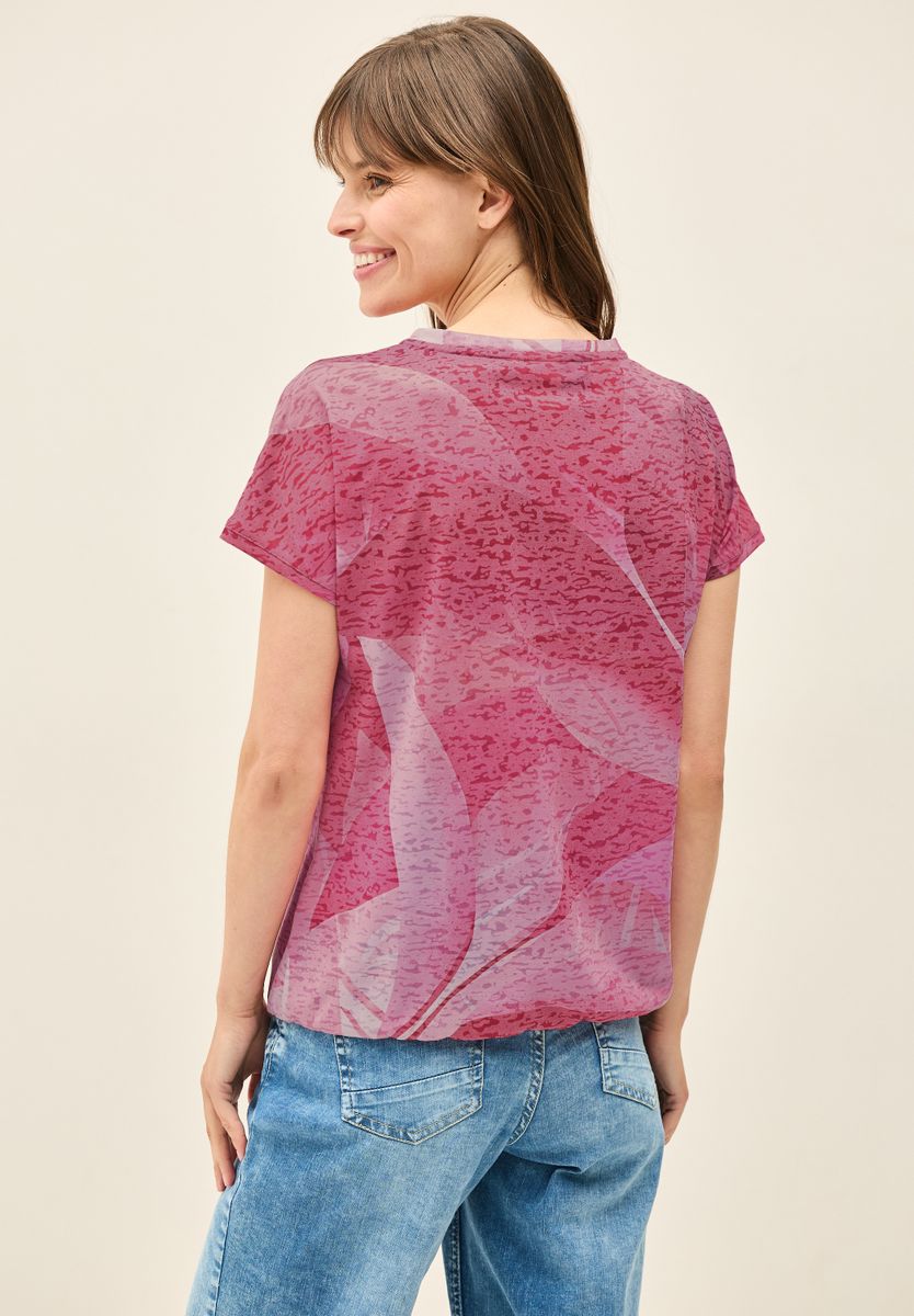 T-Shirt in Ausbrenneroptik