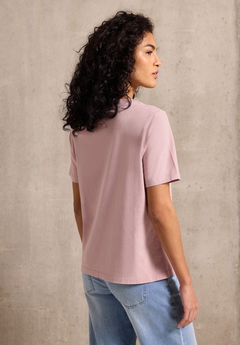 Washed-Look Shirt mit Print