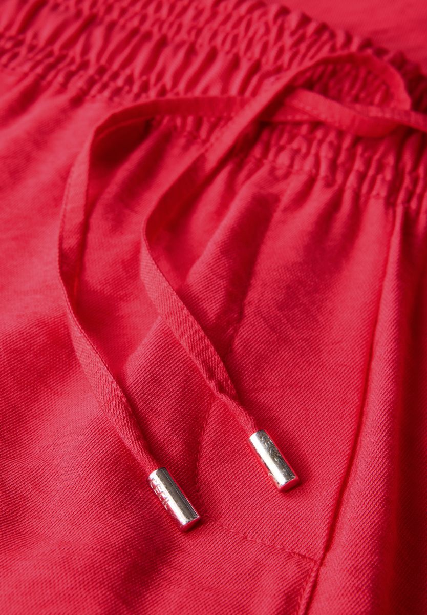 7/8 Twill-Hose mit Struktur