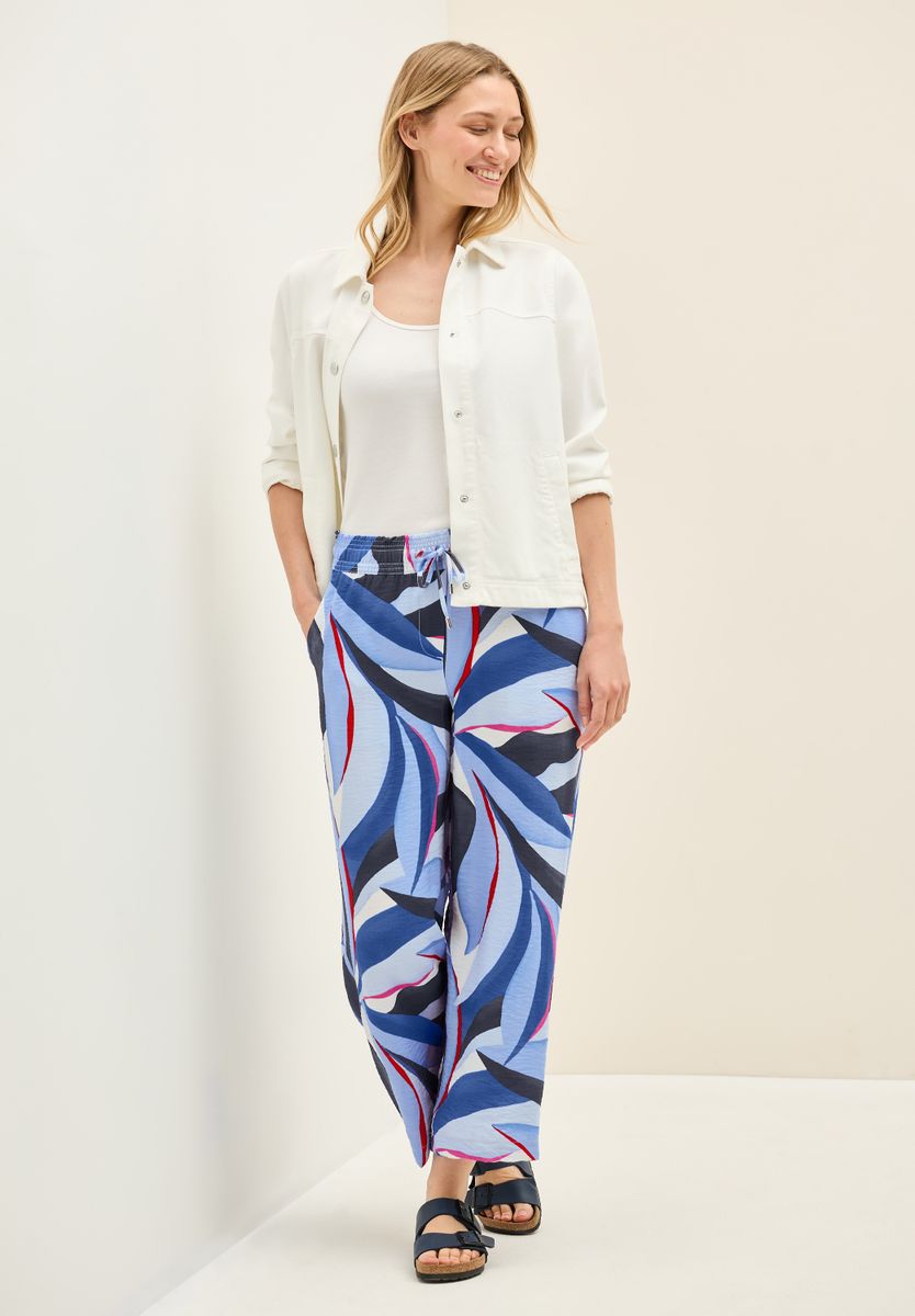 7/8 Twill-Hose mit Struktur