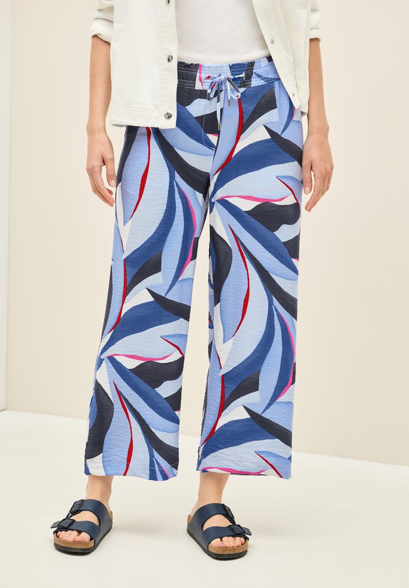 7/8 Twill-Hose mit Struktur