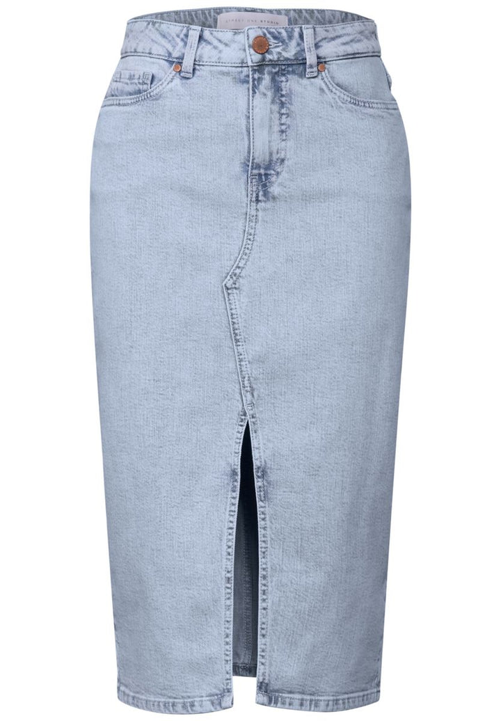 Jeansrock im Bleached-Look