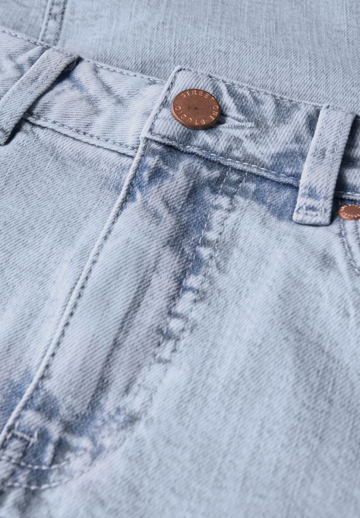Jeansrock im Bleached-Look