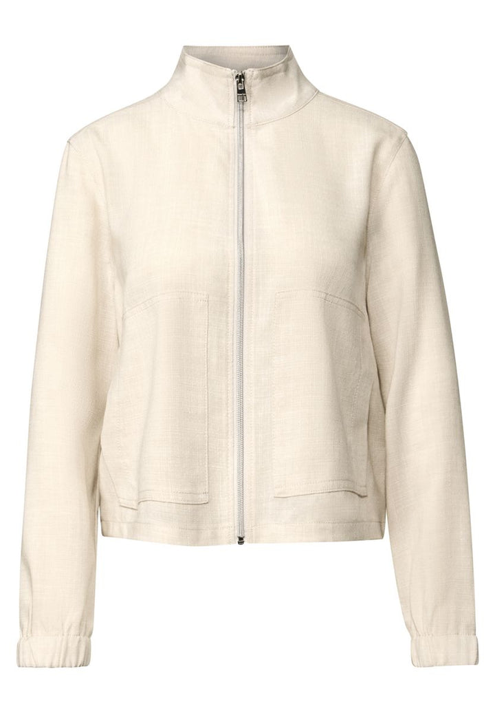 Melange-Look Jacke