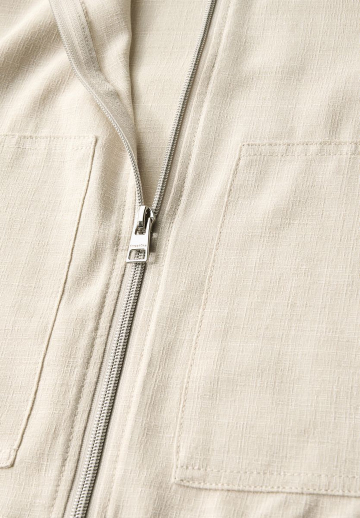 Melange-Look Jacke