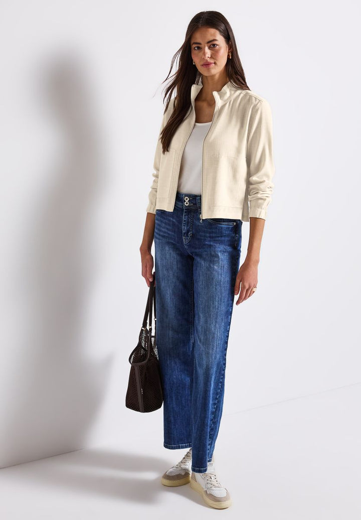 Melange-Look Jacke