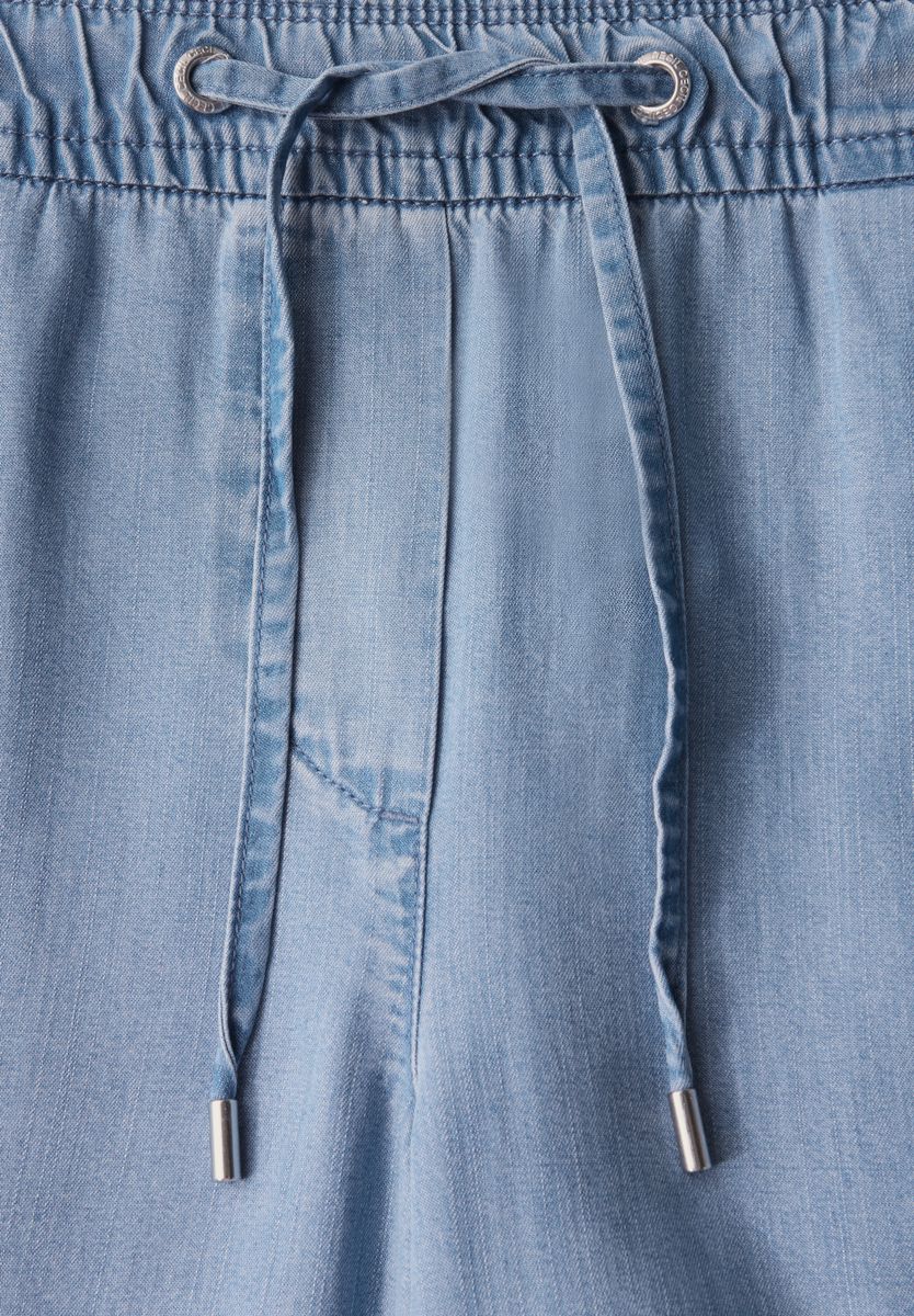 Wide Leg Lyocell-Hose