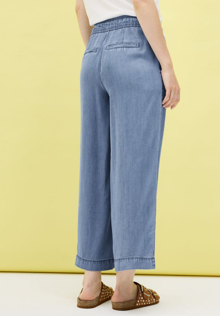Wide Leg Lyocell-Hose