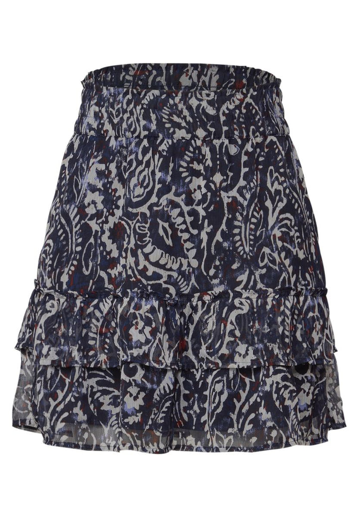 Chiffon-Rock mit Volants